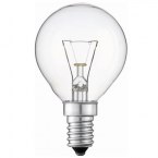  Лампа-шар прозрачная Е14 60вт GE